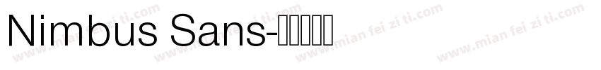 Nimbus Sans字体转换